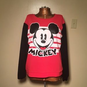 Vintage-inspired Mouse Crew Neck Sweatshirt